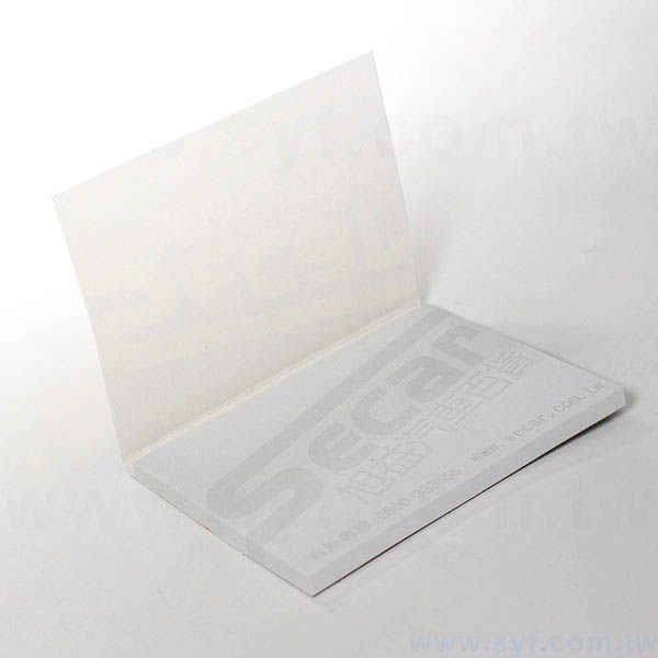 長形封卡便利貼-50張N次貼可印刷-封面單面雙色上亮膜
